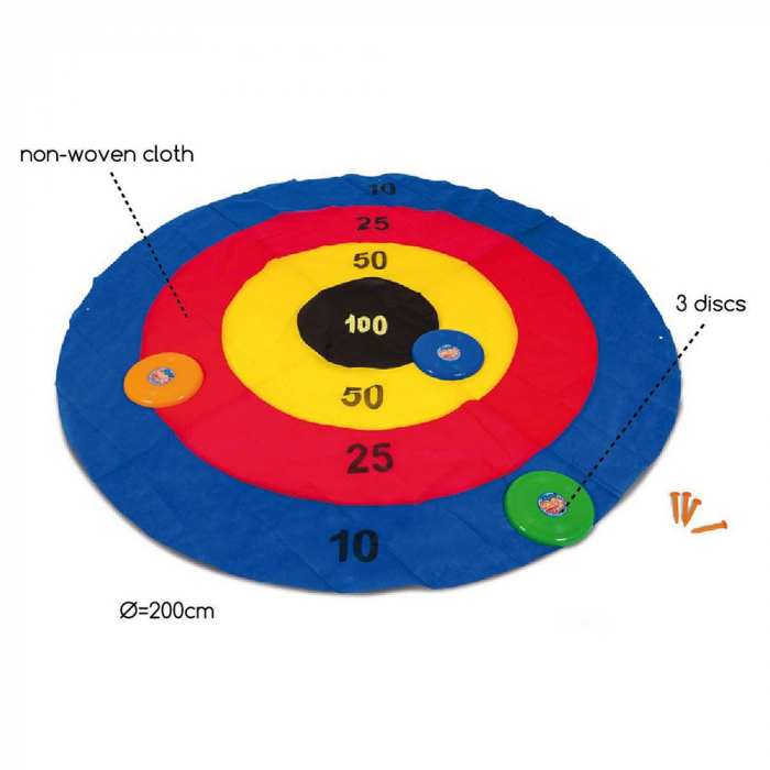 Joc de aruncat la tinta cu discuri frisbee ⭐ Jocuri pentru afara [5]