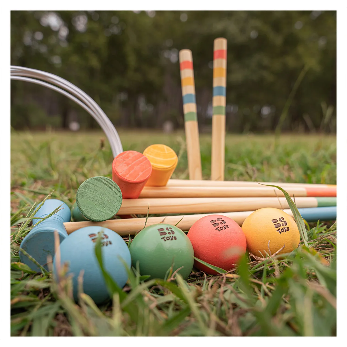 Joc de Croquet din lemn, varsta 6+ ani [4]