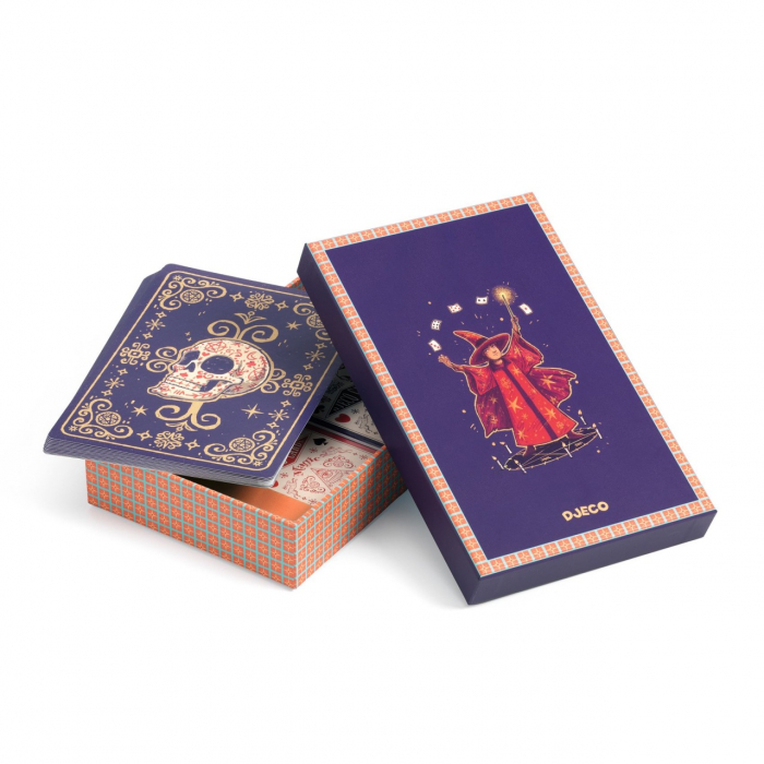 Joc de magie cu 3 pachete speciale de carti si 20 de trucuri Cartum Magus, Djeco, varsta 6 - 9, 9+ ani, Baiat, Fata [4]