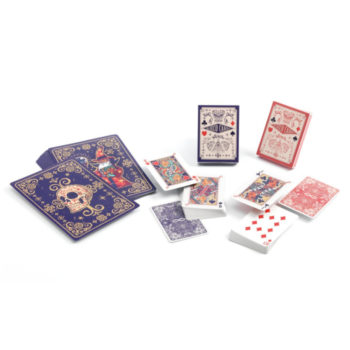 Joc de magie cu 3 pachete speciale de carti si 20 de trucuri Cartum Magus, Djeco, varsta 6 - 9, 9+ ani, Baiat, Fata [2]