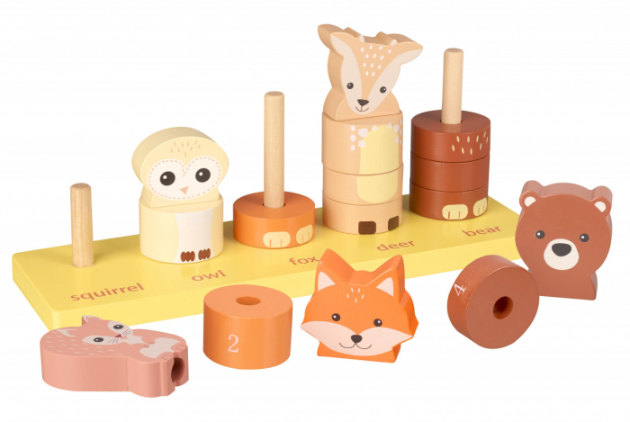 Joc de numarat cu animale, pentru copii de la varsta de 1 an jumatate, Orange Tree Toys, varsta 1 - 3 ani, Baiat, Fata [3]