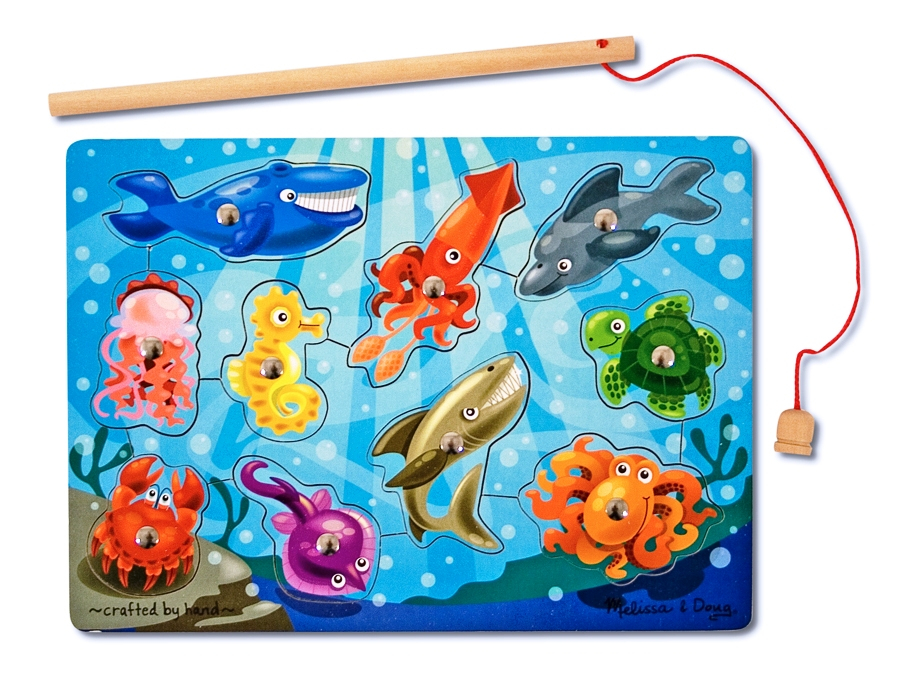 Joc de pescuit magnetic Animale marine Melissa and Doug [1]