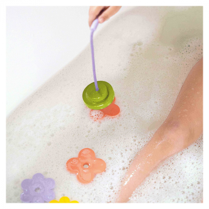 Joc de pescuit pentru baie, Iazul cu broscute, Quut Toys, 1-5 ani [3]