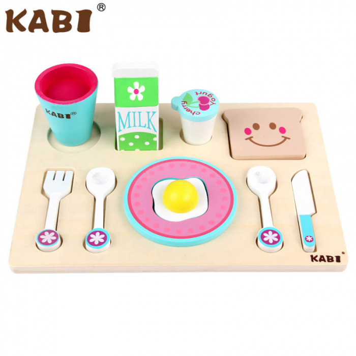 Joc lemn alimente Micul Dejun - joc de rol Kabi. [1]