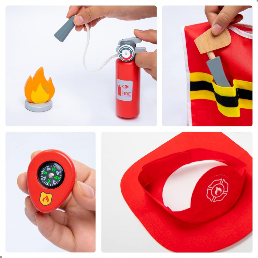 Joc de rol Set de pompier, UMU Toys, varsta 3 - 6 ani, Baiat, Fata [3]