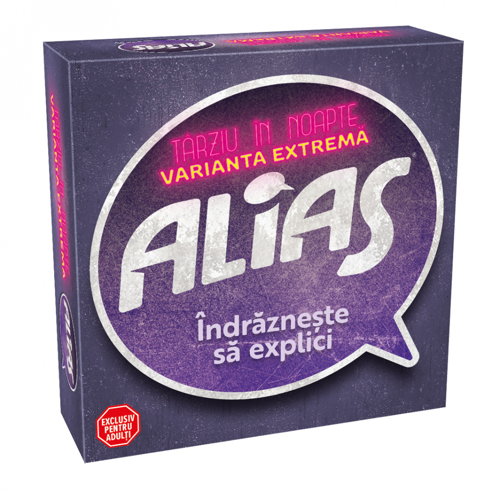 Joc de societate Alias Tarziu in noapte - varianta extrema varsta 18+, Unisex [1]