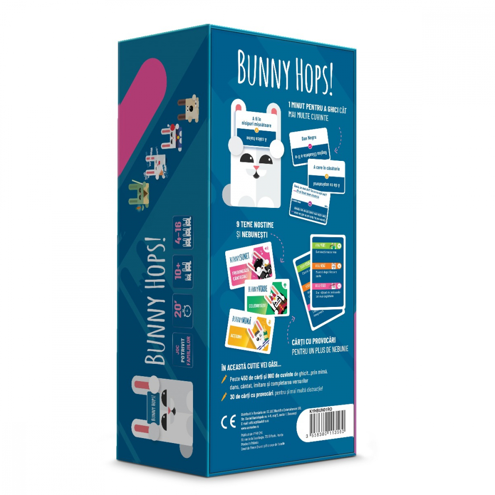 Joc de societate Bunny Hops, limba romana varsta 14-18 ani ,18+, Unisex [2]
