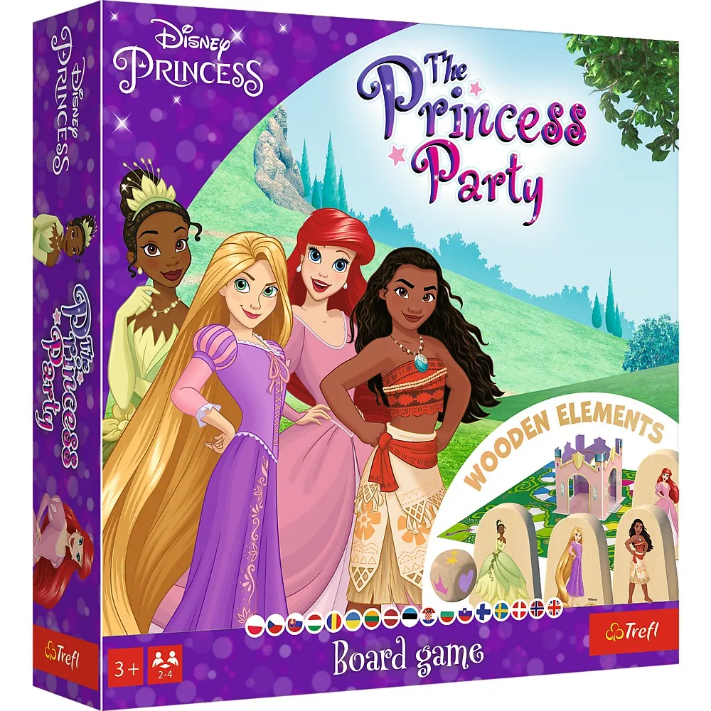 Joc de societate disney princess petrecerea printeselor, varsta de la 3 ani la 7 ani [1]
