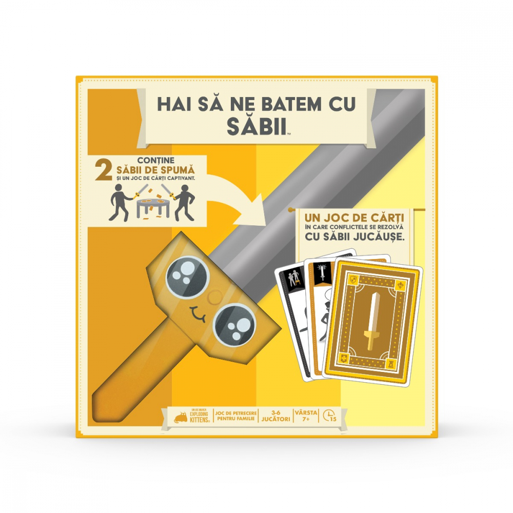 Joc de societate Hai sa ne batem cu sabii varsta 10-12 ani ,12-14 ani ,14-18 ani ,18+, Unisex [2]