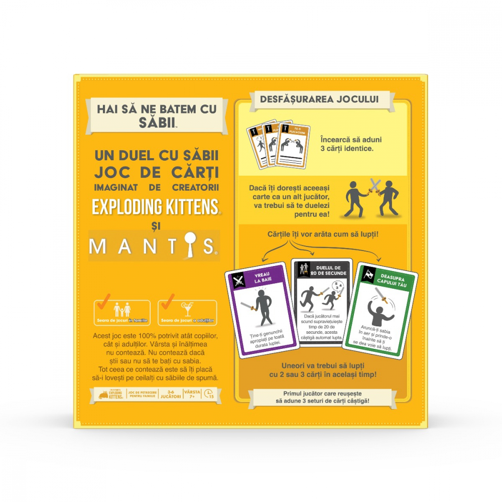 Joc de societate Hai sa ne batem cu sabii varsta 10-12 ani ,12-14 ani ,14-18 ani ,18+, Unisex [3]