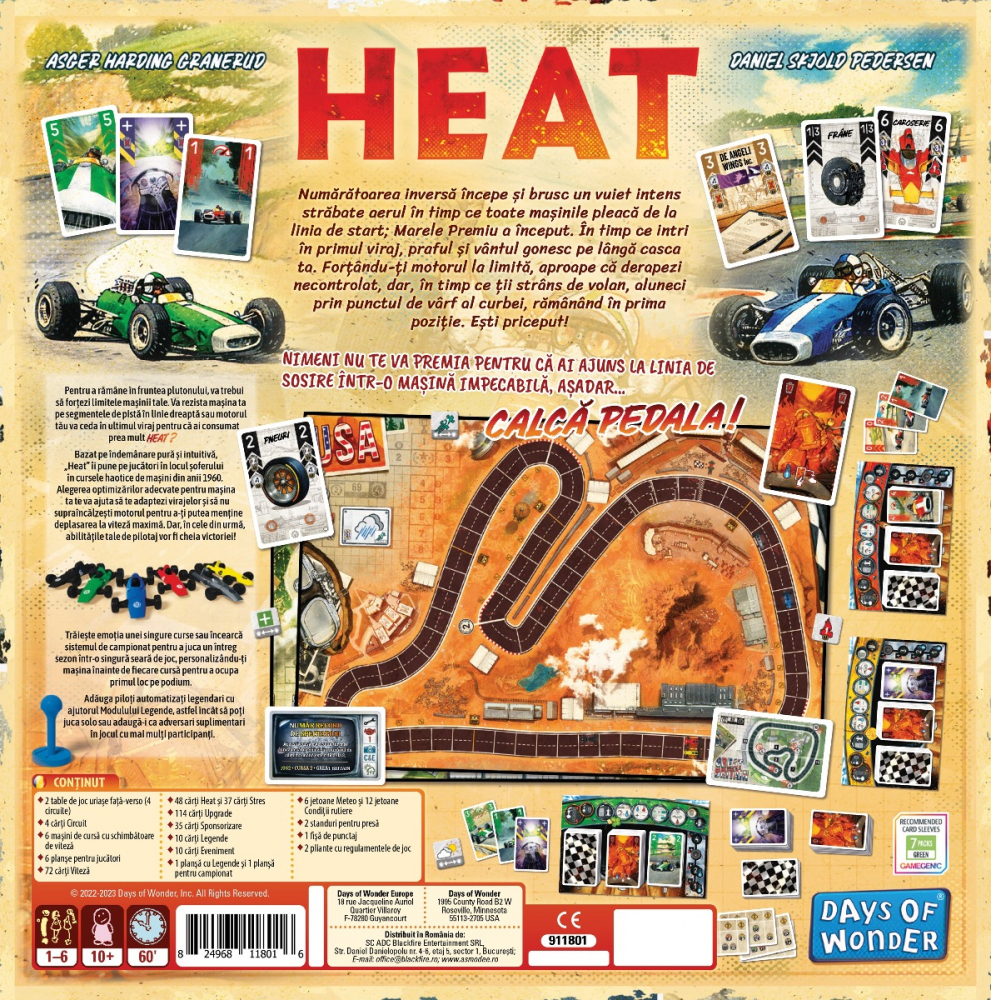 Joc de societate Heat: Pedal to the metal, limba romana varsta 10-12 ani ,12-14 ani ,14-18 ani ,18+, Unisex [4]