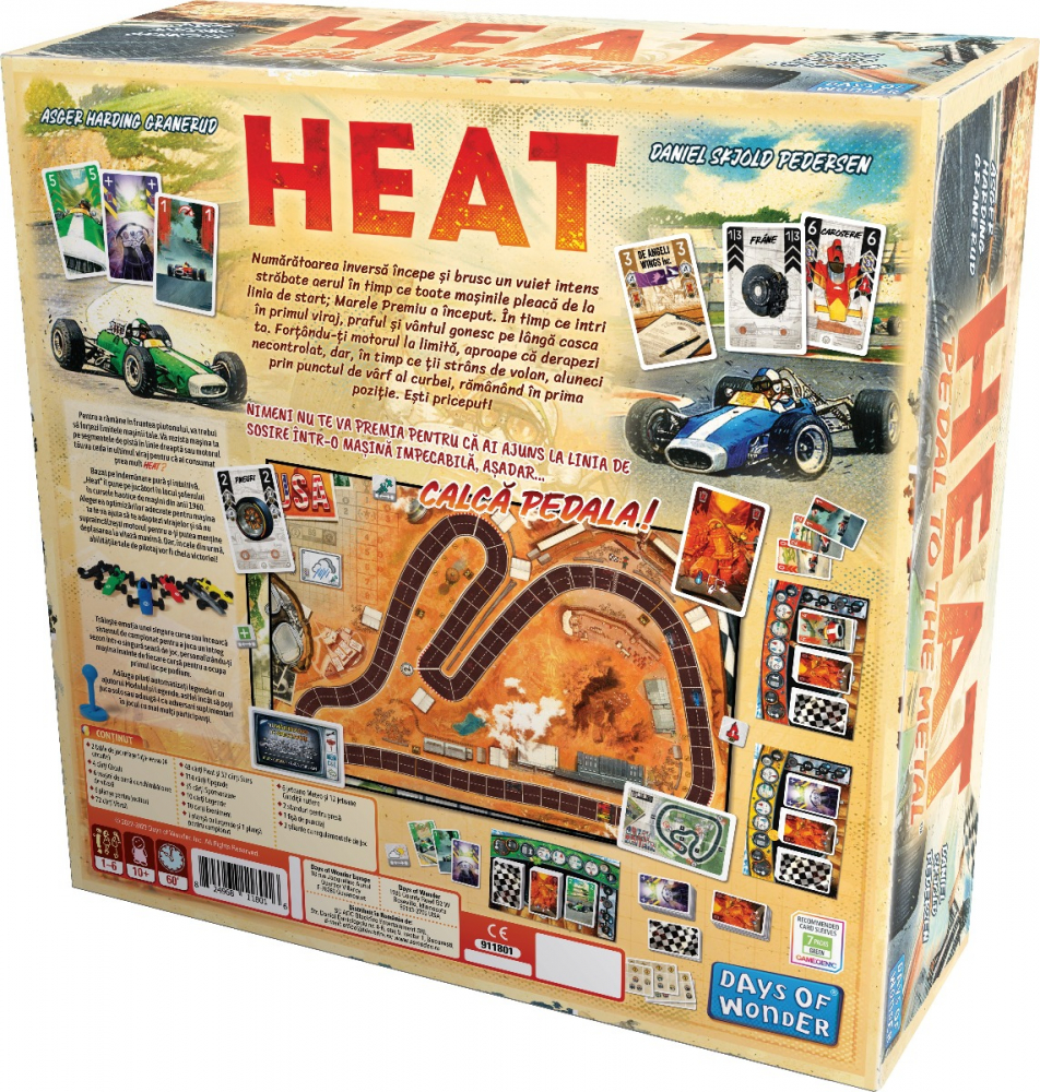 Joc de societate Heat: Pedal to the metal, limba romana varsta 10-12 ani ,12-14 ani ,14-18 ani ,18+, Unisex [3]