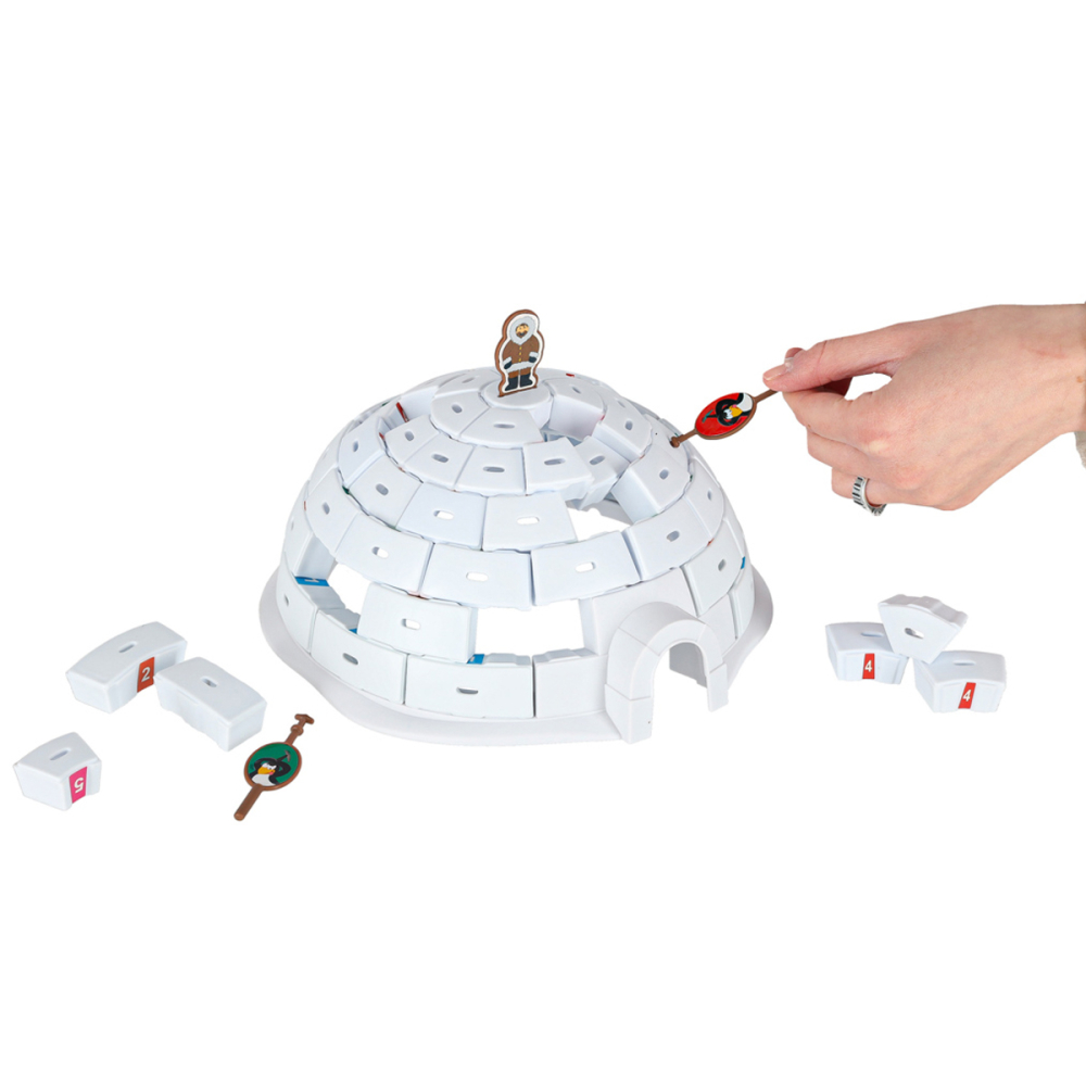 Joc de Societate Igloo Move Game, Joc de Dexteritate si Echilibru, 64 Blocuri de Gheata, 2-4 Jucatori, 5 ani+ [7]