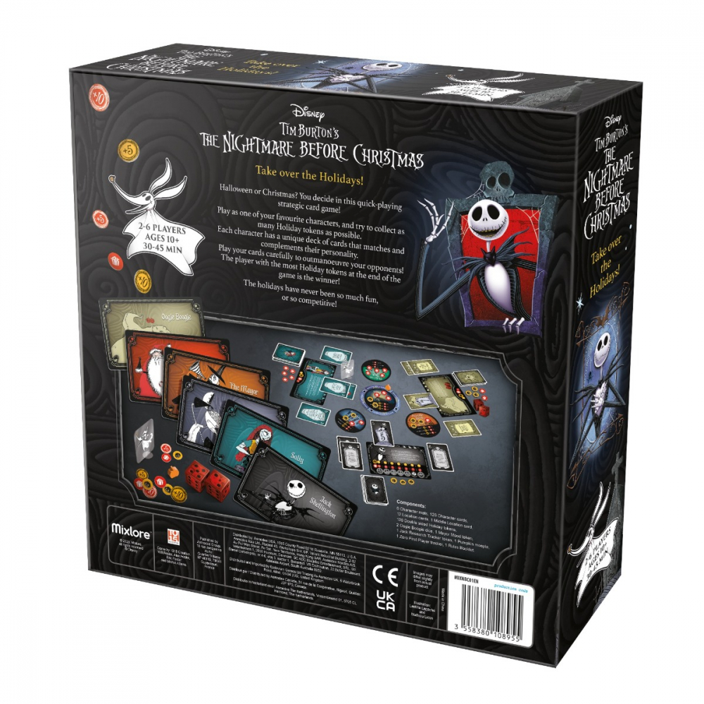 Joc de societate Nightmare Before Christmas, limba engleza varsta 7-9 ani ,9-12 ani ,12-14 ani ,14-18 ani ,18+, Unisex [4]