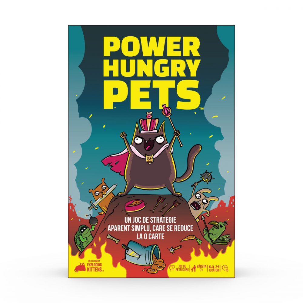 Joc de societate Power Hungry Pets, limba romana varsta 7-9 ani ,9-12 ani ,12-14 ani ,14-18 ani ,18+, Unisex [3]