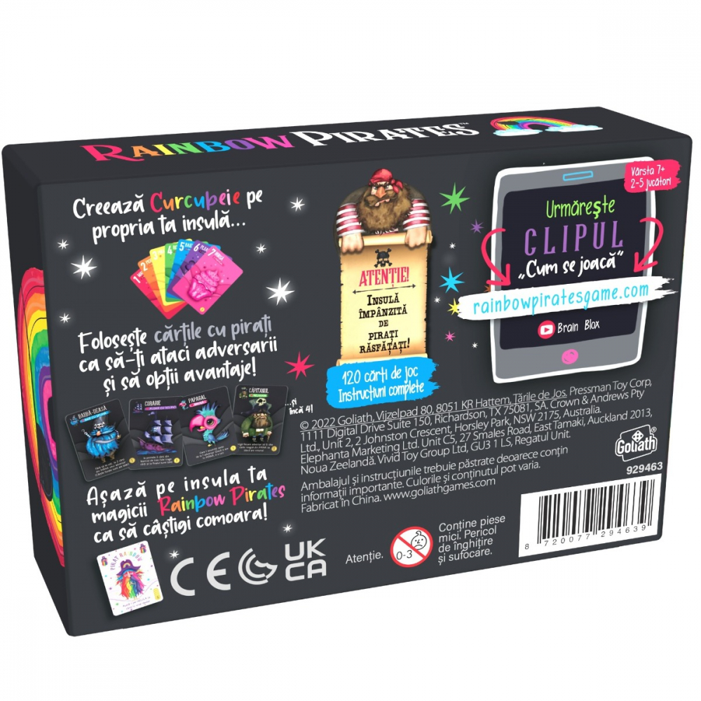 Joc de societate Rainbow Pirates varsta 7-9 ani ,9-12 ani ,12-14 ani ,14-18 ani ,18+, Unisex [3]