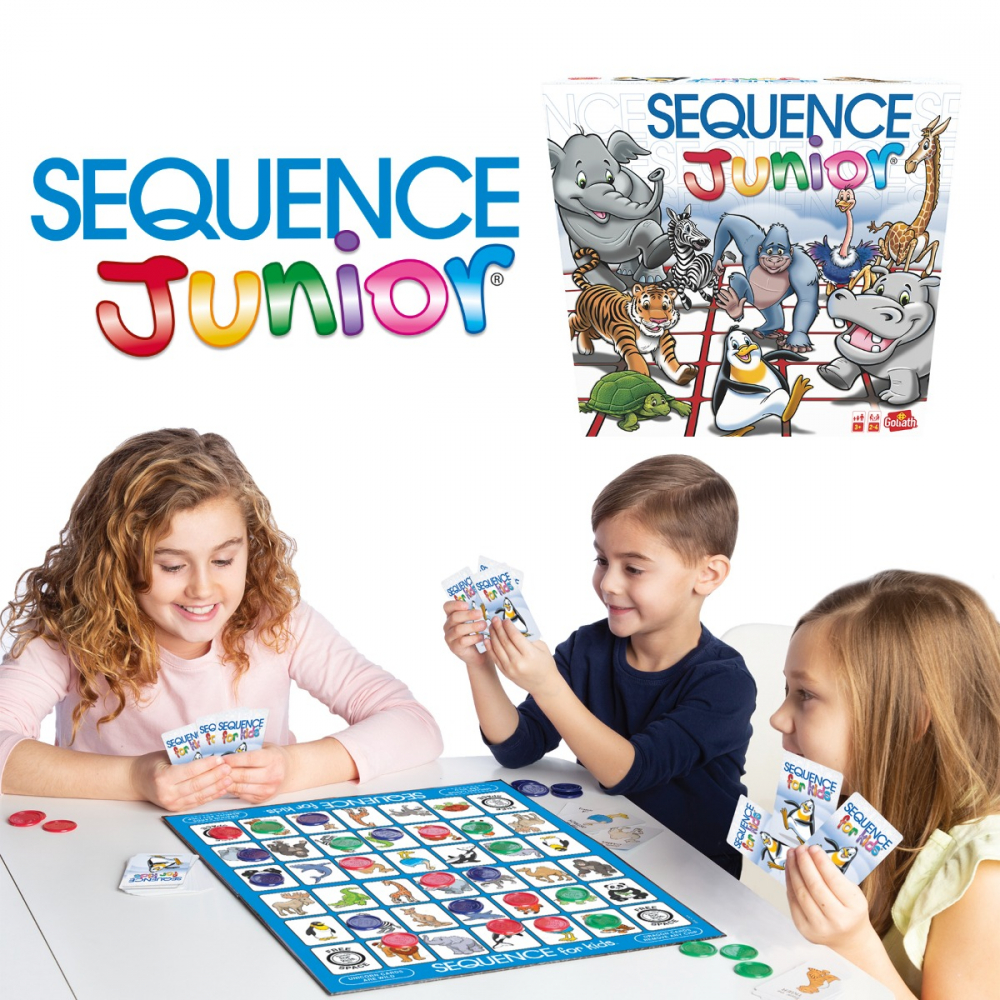 Joc de societate Sequence Junior varsta 3-5 ani ,5-7 ani ,7-9 ani, Unisex [5]