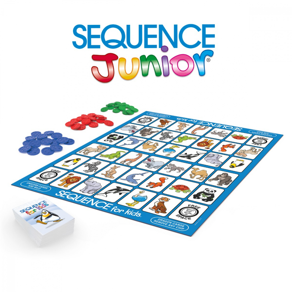 Joc de societate Sequence Junior varsta 3-5 ani ,5-7 ani ,7-9 ani, Unisex [7]