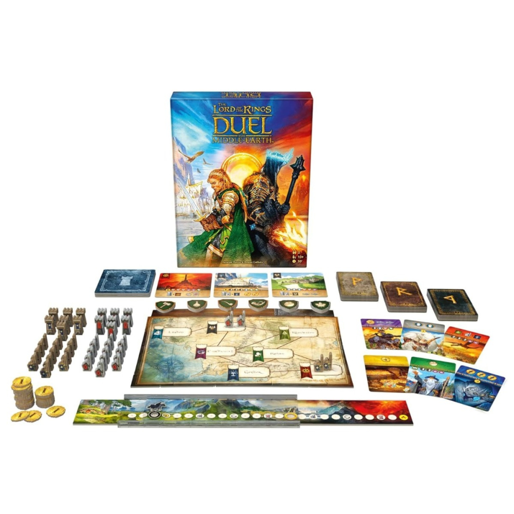 Joc de societate The Lord of the Rings - Duel for Middle-Earth, limba engleza copii varsta 10 ani + [2]