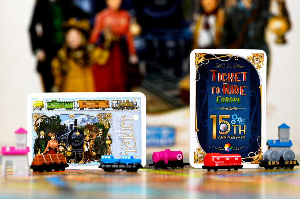 Joc de societate Ticket to Ride 15th Anniversary, limba engleza varsta 7-9 ani ,9-12 ani ,12-14 ani ,14-18 ani ,18+, Unisex [5]