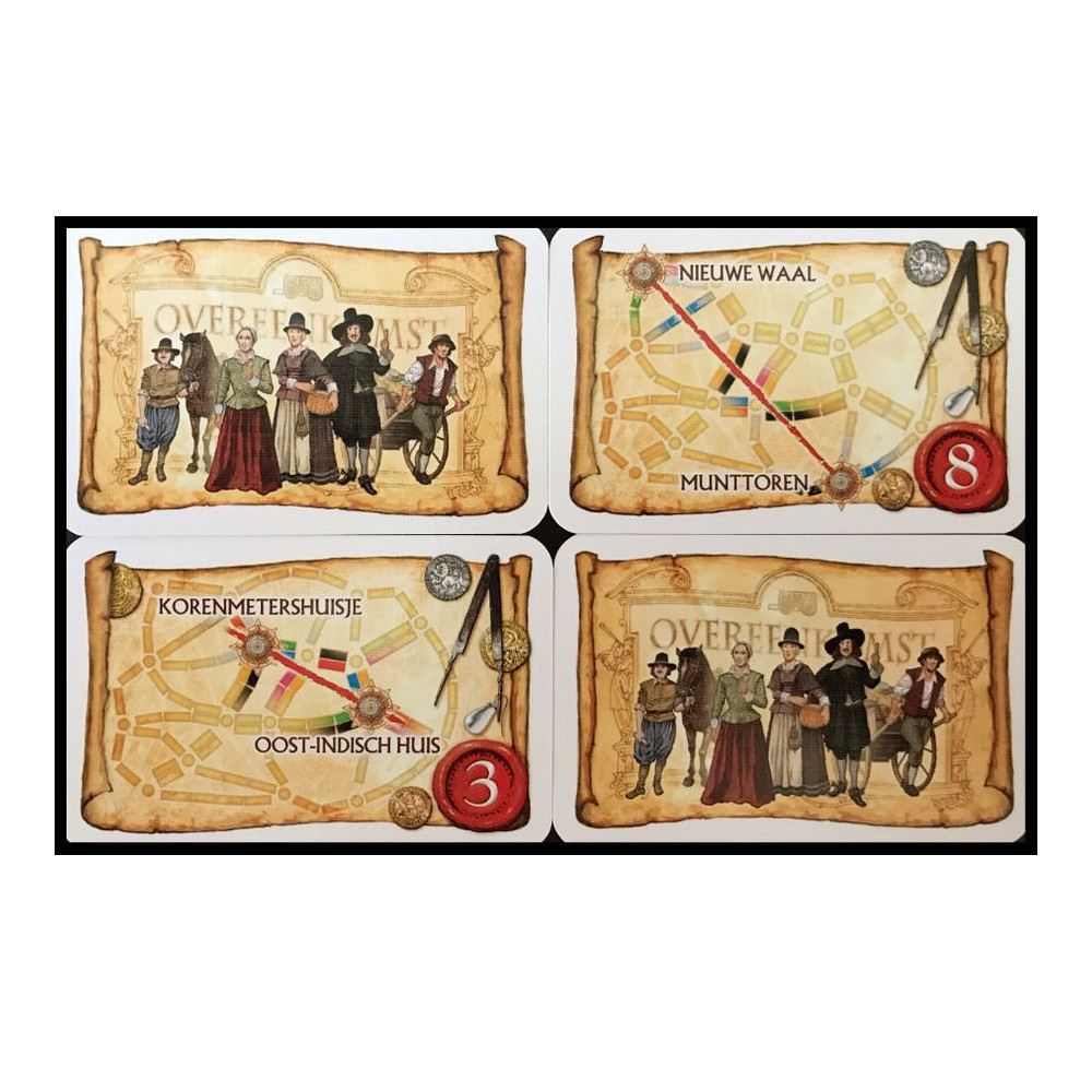 Joc de societate Ticket to Ride Amsterdam, limba engleza varsta 8-9 ani ,9-12 ani ,12-14 ani ,14-18 ani ,18+, Unisex [4]
