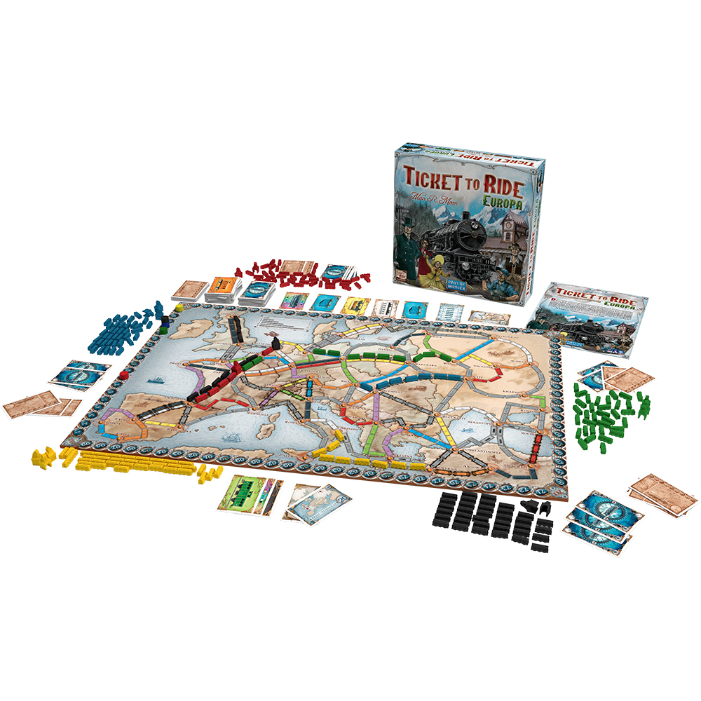 Joc de societate Ticket to Ride Europa, limba romana varsta 7-9 ani ,9-12 ani ,12-14 ani ,14-18 ani ,18+, Unisex [3]