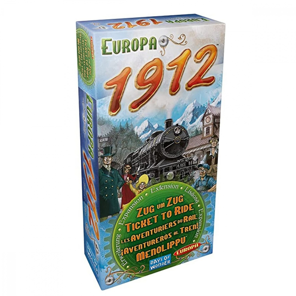 Joc de societate Ticket to Ride Europe 1912, limba engleza varsta 7-9 ani ,9-12 ani ,12-14 ani ,14-18 ani ,18+, Unisex [1]