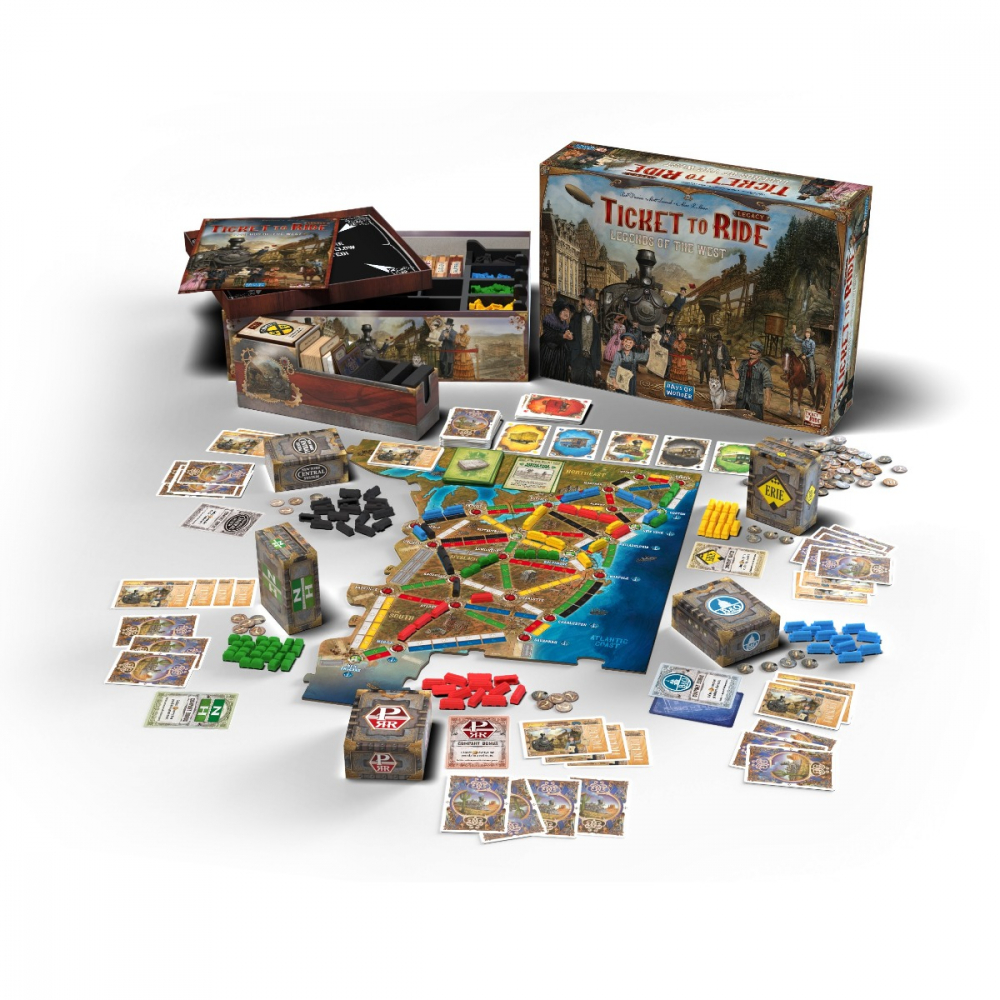 Joc de societate Ticket to Ride Legacy Legends of the West, limba engleza varsta 10-12 ani ,12-14 ani ,14-18 ani ,18+, Unisex [2]