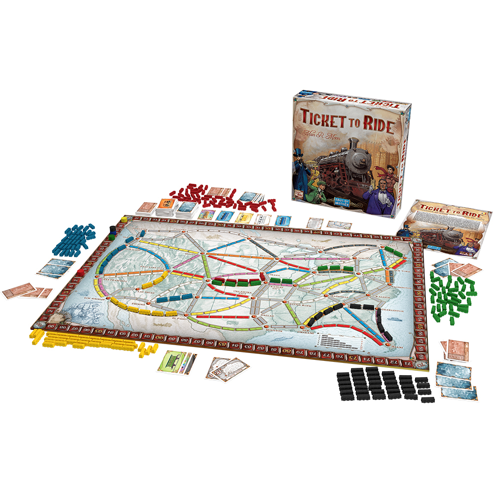 Joc de societate Ticket to Ride, limba romana varsta 7-9 ani ,9-12 ani ,12-14 ani ,14-18 ani ,18+, Unisex [2]