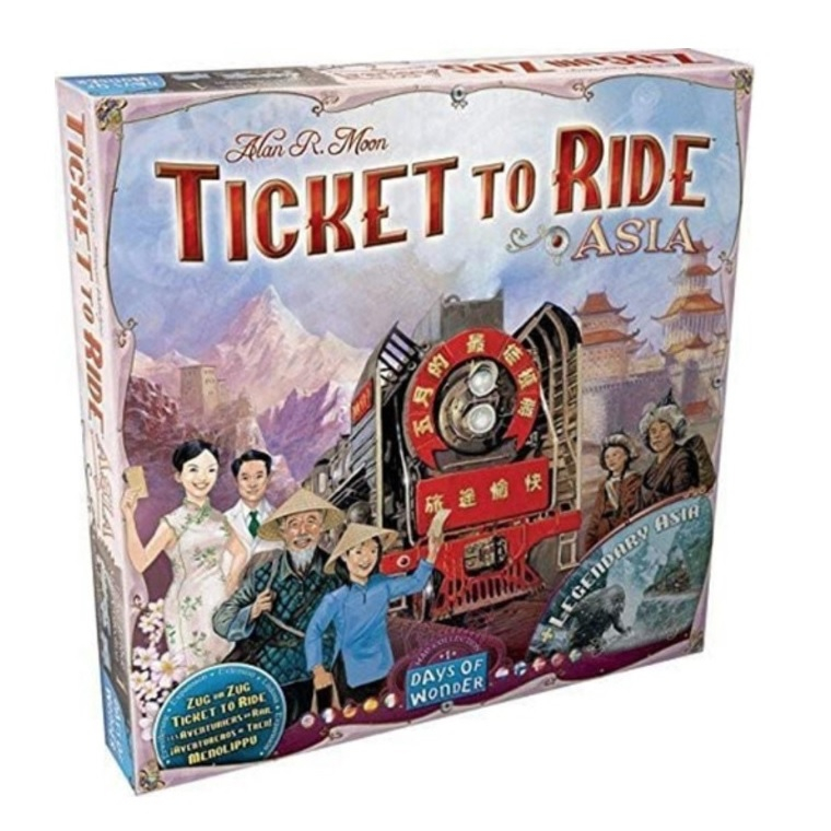 Joc de societate Ticket to Ride Map Collection Asia, extensie, limba engleza varsta 7-9 ani ,9-12 ani ,12-14 ani ,14-18 ani ,18+, Unisex [1]