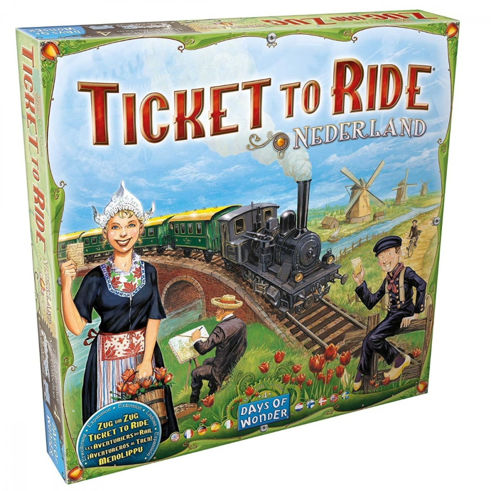 Joc de societate Ticket to Ride Map Collection Netherlands, extensie, limba engleza varsta 8-9 ani ,9-12 ani ,12-14 ani ,14-18 ani ,18+, Unisex [1]
