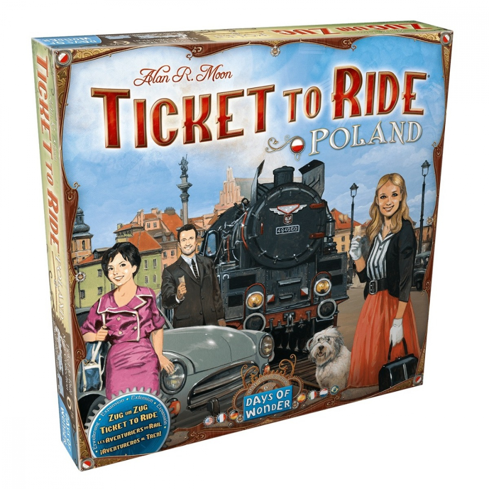 Joc de societate Ticket to Ride Map Collection: Poland, extensie, limba engleza varsta 7-9 ani ,9-12 ani ,12-14 ani ,14-18 ani ,18+, Unisex [1]