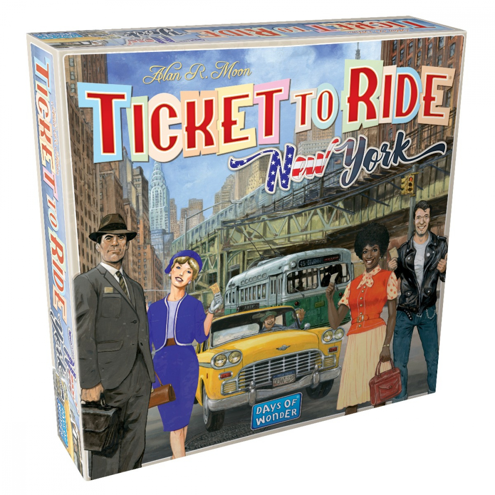 Joc de societate Ticket To Ride New York, limba engleza varsta 7-9 ani ,9-12 ani ,12-14 ani ,14-18 ani ,18+, Unisex [4]