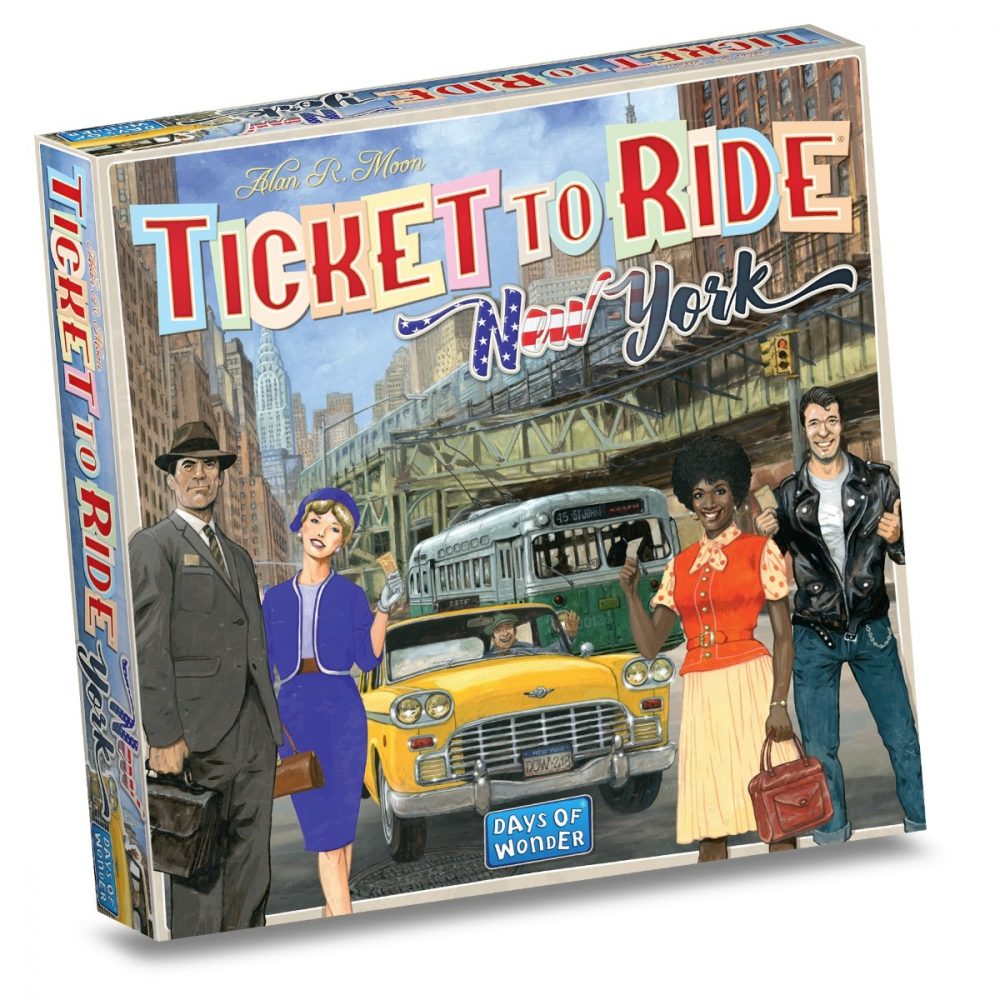 Joc de societate Ticket To Ride New York, limba engleza varsta 7-9 ani ,9-12 ani ,12-14 ani ,14-18 ani ,18+, Unisex [1]