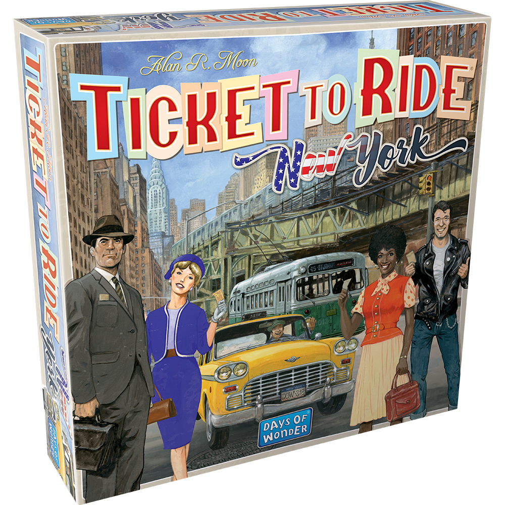 Joc de societate Ticket To Ride New York, limba romana varsta 7-9 ani ,9-12 ani ,12-14 ani ,14-18 ani ,18+, Unisex [1]
