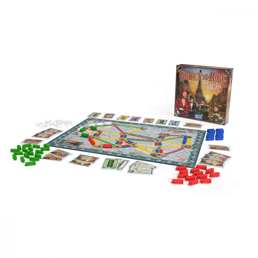 Joc de societate Ticket to Ride Paris, limba engleza varsta 8-9 ani ,9-12 ani ,12-14 ani ,14-18 ani ,18+, Unisex [2]