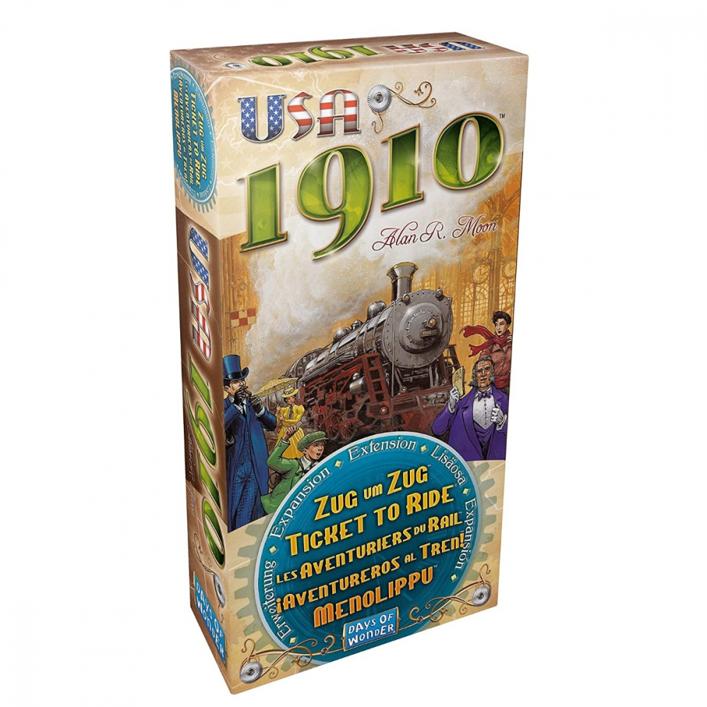 Joc de societate Ticket to Ride USA 1910, limba engleza varsta 7-9 ani ,9-12 ani ,12-14 ani ,14-18 ani ,18+, Unisex [1]