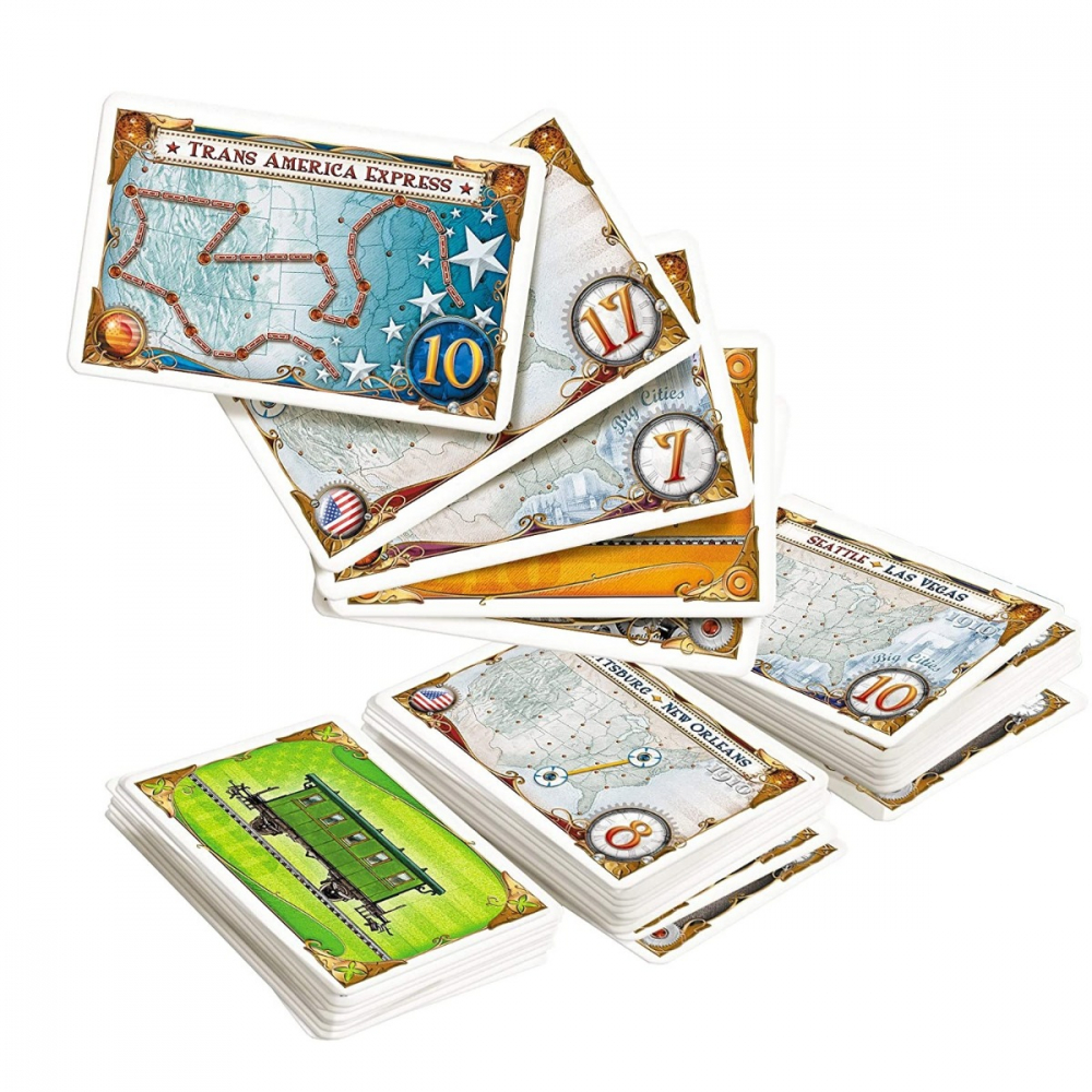 Joc de societate Ticket to Ride USA 1910, limba engleza varsta 7-9 ani ,9-12 ani ,12-14 ani ,14-18 ani ,18+, Unisex [4]