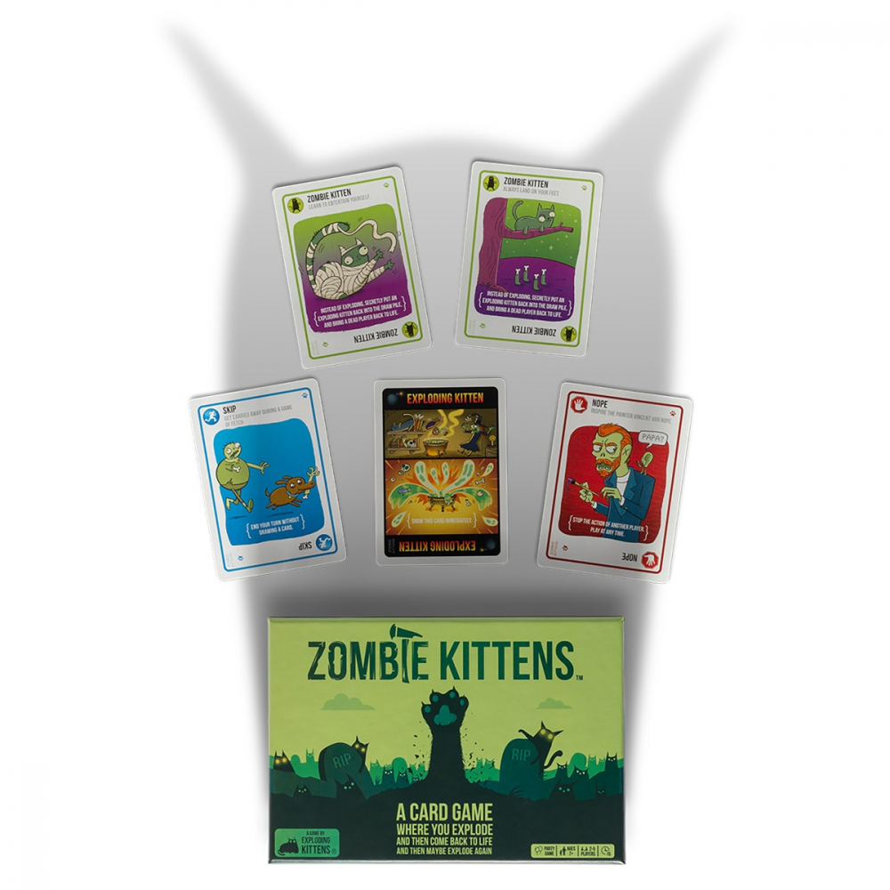 Joc de societate Zombie Kittens varsta 7-9 ani ,9-12 ani ,12-14 ani ,14-18 ani ,18+, Unisex [4]