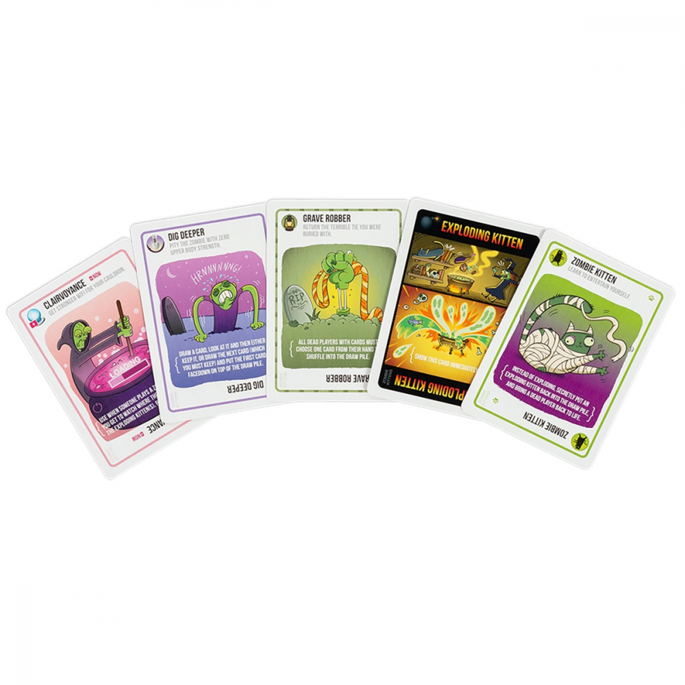 Joc de societate Zombie Kittens varsta 7-9 ani ,9-12 ani ,12-14 ani ,14-18 ani ,18+, Unisex [3]