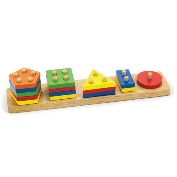 Joc de sortare educativ cu forme geometrice, Viga Toys [2]