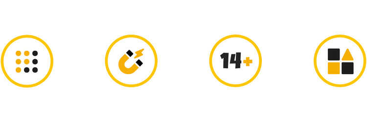 Joc Magnetic Stones Chess cu pietre magnetice, Set 20 bucati [7]