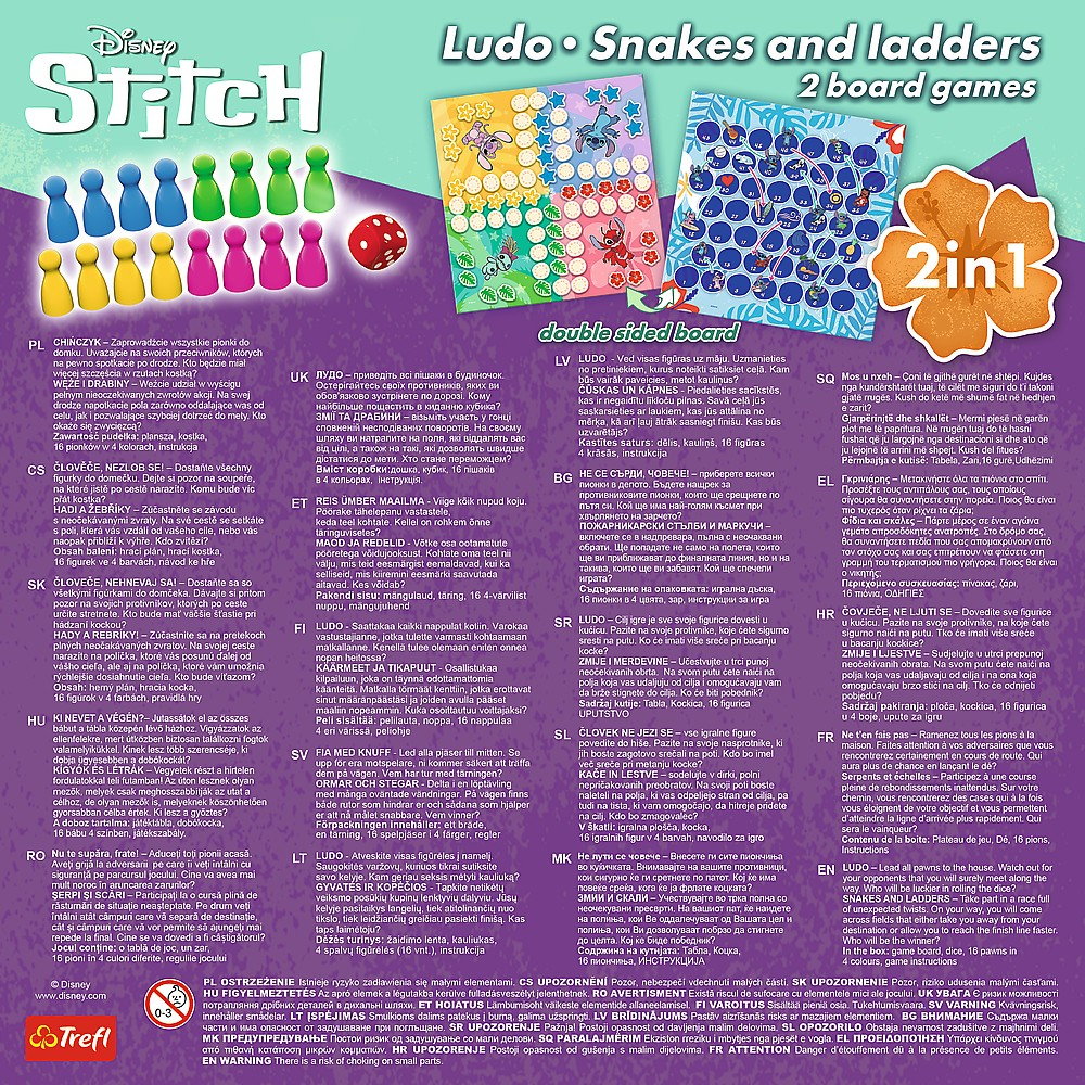 Joc disney stitch 2in1 ludo si serpisori scari [3]