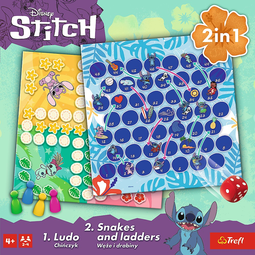 Joc disney stitch 2in1 ludo si serpisori scari varsta 3 ani -12 ani [5]