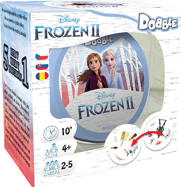 Joc Dobble Frozen II varsta 5-7 ani ,7-9 ani, Unisex [1]