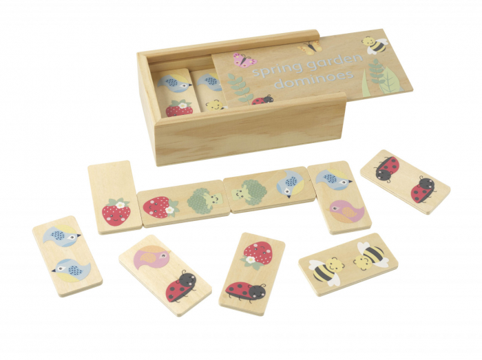 Joc domino din lemn, 28 piese, Orange Tree Toys, varsta 3 - 6 ani, Baiat, Fata [2]