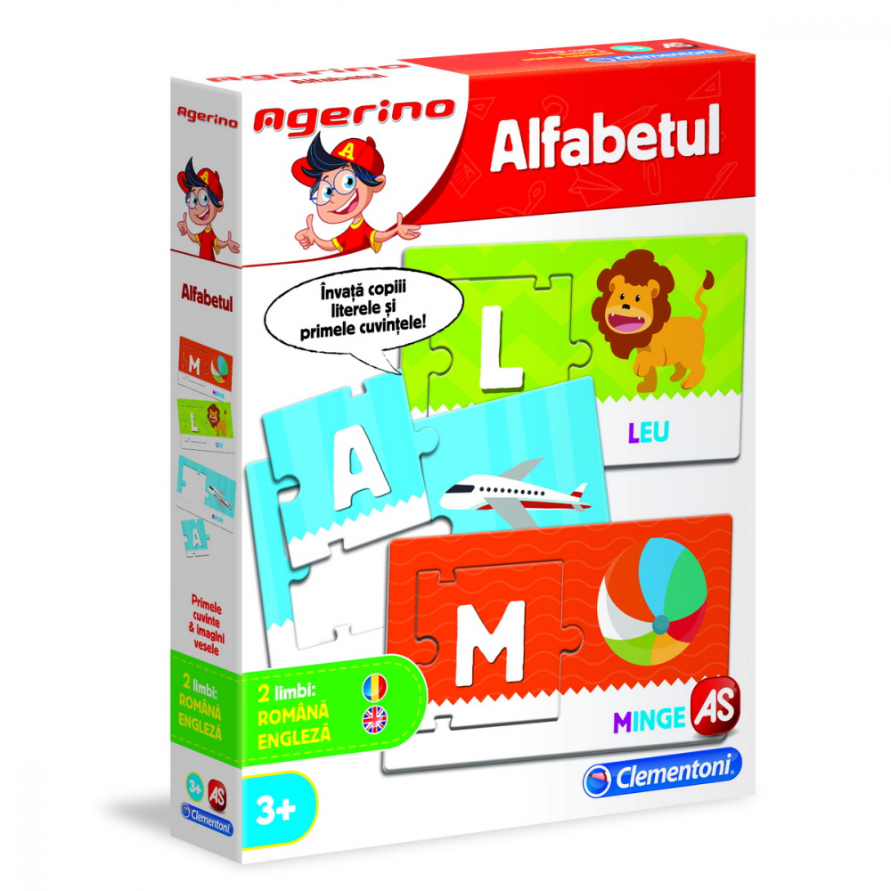Joc educativ agerino alfabetul, varsta de la 3 ani la 7 ani [1]