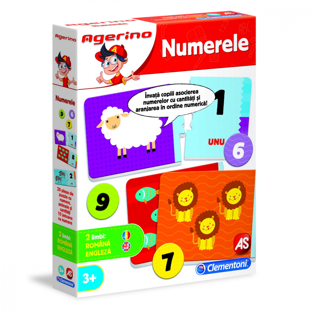 Joc educativ agerino numerele, varsta de la 3 ani la 7 ani [1]