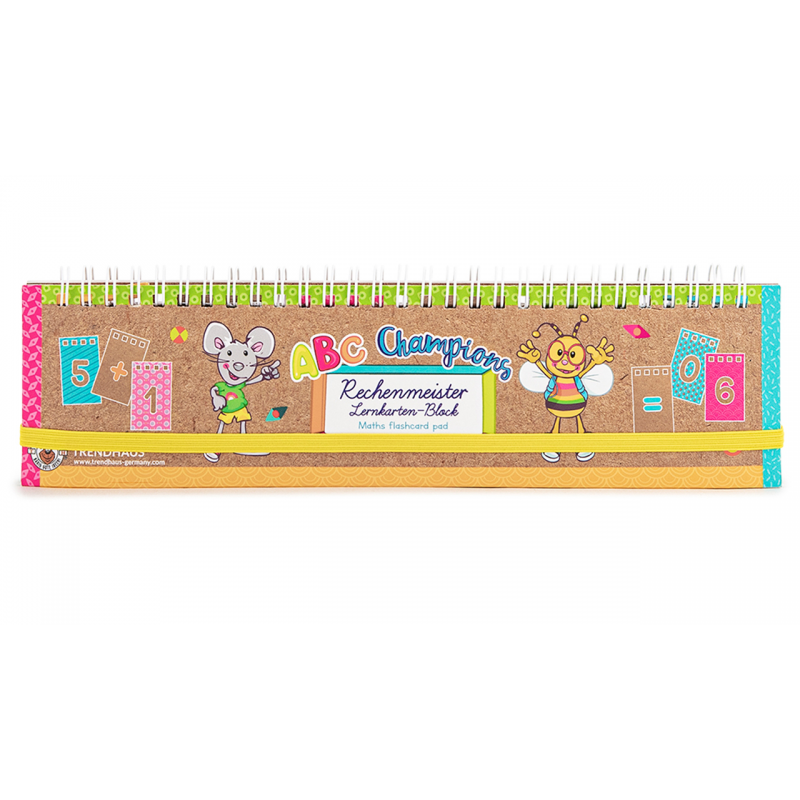 Joc educativ - blocnotes cu cartonase pentru operatii matematice - Trendhaus CH28748 / CH29323, 265x76x15mm, cu spira [2]
