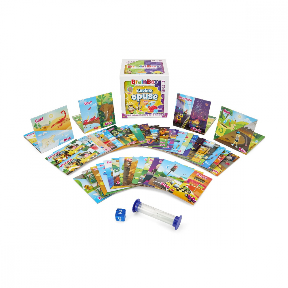 Joc educativ BrainBox Cuvinte opuse varsta 4-5 ani ,5-7 ani ,7-9 ani ,9-12 ani ,12-14 ani ,14-18 ani ,18+, Unisex [3]